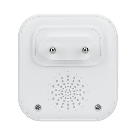 Solight bezdrátový zvonek, do zásuvky, 180m, bílý, learning code 1L80