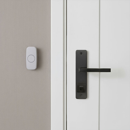 Solight bezdrátový zvonek, do zásuvky, 180m, bílý, learning code 1L80