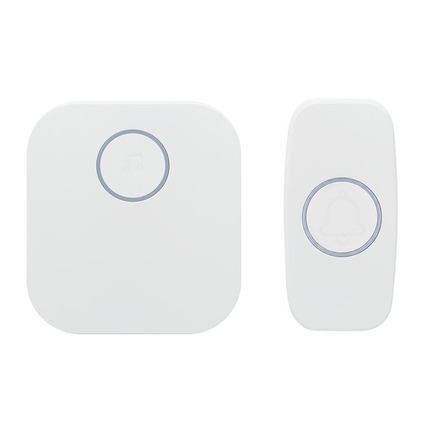 Solight bezdrátový zvonek, do zásuvky, 180m, bílý, learning code 1L80