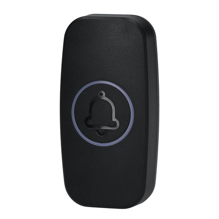 Solight bezdrátový zvonek, do zásuvky, 180m, černý, learning code 1L80B