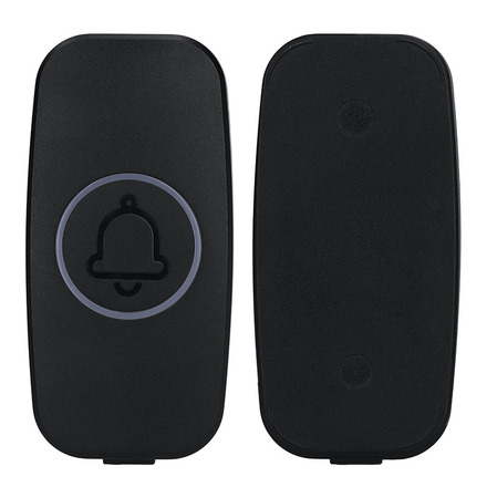 Solight bezdrátový zvonek, do zásuvky, 180m, černý, learning code 1L80B