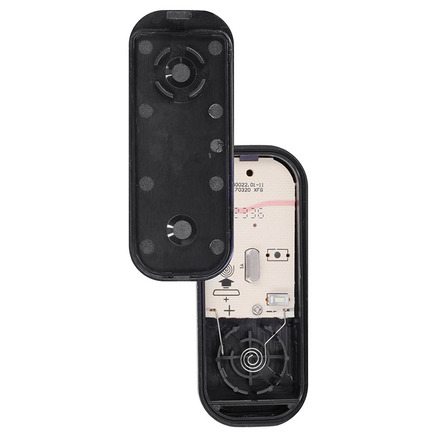 Solight bezdrátový zvonek, do zásuvky, 180m, černý, learning code 1L82B