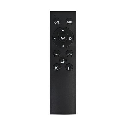 Solight LED osvětlení s dálkový ovladačem LECCE, 50W, 3100lm, 40cm, změna chromatičnosti, stmívatelné, černá WO799-1-B