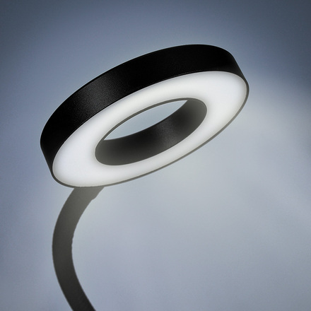Solight LED stmívatelná stolní lampička s klipem, 300lm, nastavitelná teplota světla, USB WO66-B