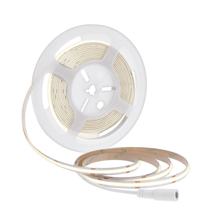 Solight LED COB pásek, sada s adaptérem, vypínač, 5m, 8W/m, 800lm/m, neutrální bílá WM59-NW