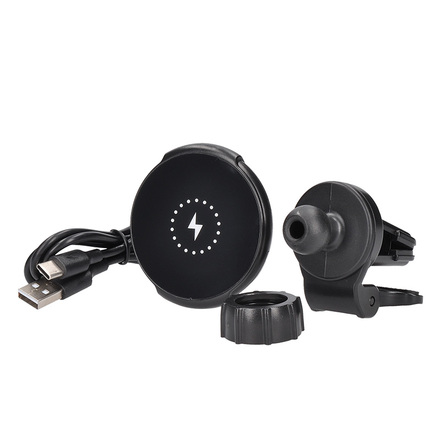 Solight magnetický držák MagSafe do auta s bezdrátovým nabíjením Qi 15W DC90Qi