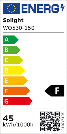 Solight LED osvětlení  prachotěsné, IP65, 45W, 4500lm, 4000K, 150cm WO530-150
