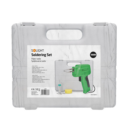 Solight pistole pájecí 100W sada PPS01