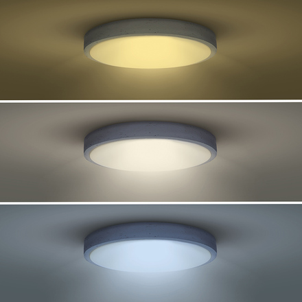 Solight LED osvětlení s dálkovým ovladačem Grey , 48W, 3360lm, 38cm, změna chromatičnosti, stmívatelné WO8001