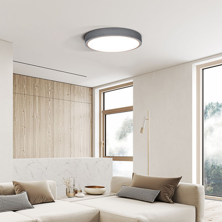 Solight LED osvětlení s dálkovým ovladačem Grey , 48W, 3360lm, 38cm, změna chromatičnosti, stmívatelné WO8001