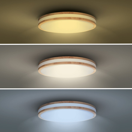 Solight LED osvětlení s dálkovým ovladačem Woody, 60W, 4200lm, 50cm, změna chromatičnosti, stmívatelné WO8008