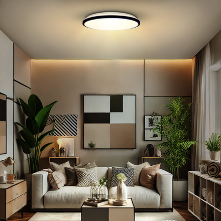 Solight LED osvětlení s dálkovým ovladačem Jamil, 48W, 3360lm, 40cm, změna chromatičnosti, stmívatelné WO8011