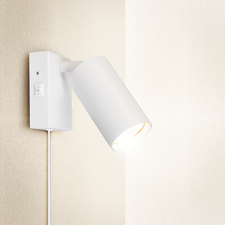 Solight nástěnná lampička CELE, 1x GU10, bílá WO3002-W