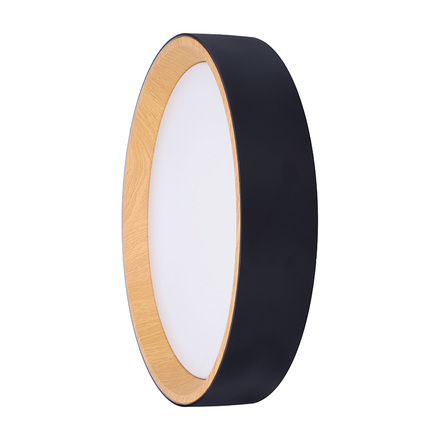 Solight LED osvětlení s dálkovým ovladačem Larios Black, 48W, 3360lm, 39cm, změna chromatičnosti, stmívatelné WO8016