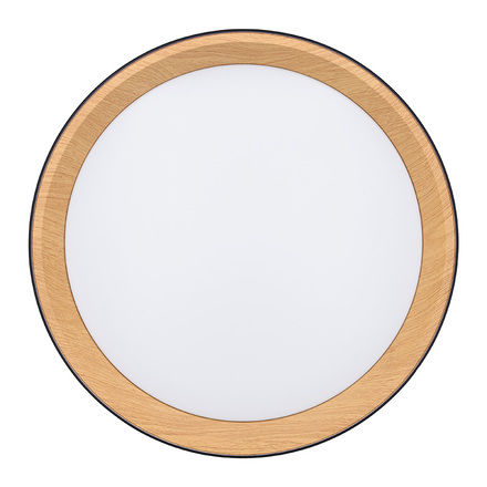 Solight LED osvětlení s dálkovým ovladačem Larios Black, 48W, 3360lm, 39cm, změna chromatičnosti, stmívatelné WO8016