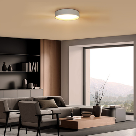 Solight LED osvětlení s dálkovým ovladačem Larios White, 48W, 3360lm, 39cm, změna chromatičnosti, stmívatelné WO8017