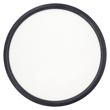 Solight LED osvětlení s dálkovým ovladačem Estela Black, 36W, 2700lm, 30cm, změna chromatičnosti, stmívatelné WO8018