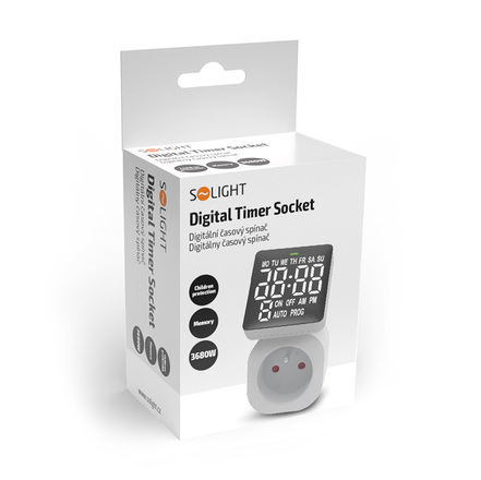 Solight digitální časový spínač DT36