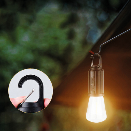 Solight LED nabíjecí žárovka Camping, 100lm, Li-Ion, display box WN51
