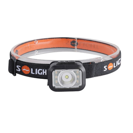 Solight LED čelová nabíjecí svítilna, 170lm, teplé+studené světlo, Li-Ion WN52