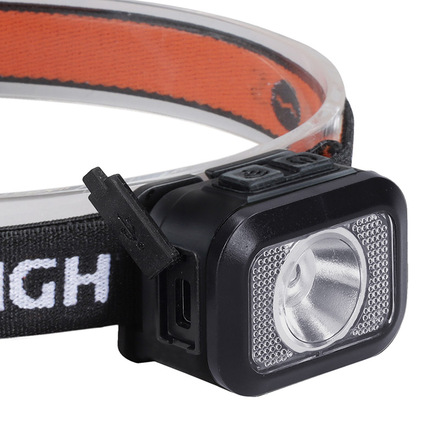 Solight LED čelová nabíjecí svítilna, 170lm, teplé+studené světlo, Li-Ion WN52