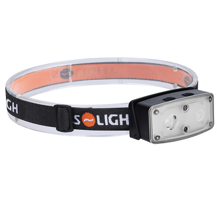 Solight LED čelová nabíjecí svítilna, 100lm, sensor, Li-Ion WN53