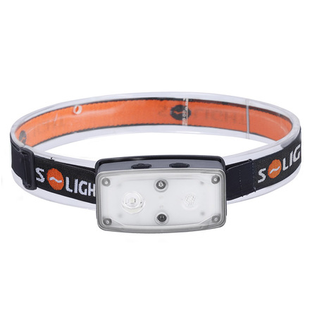 Solight LED čelová nabíjecí svítilna, 100lm, sensor, Li-Ion WN53