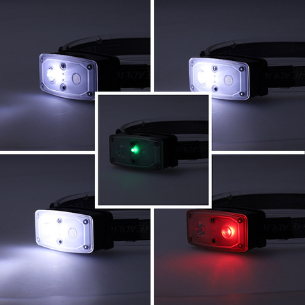 Solight LED čelová nabíjecí svítilna, 100lm, sensor, Li-Ion WN53