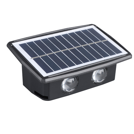 Solight LED solární nástěnné světlo, teplá a studená bílá, 15x10cm WL917