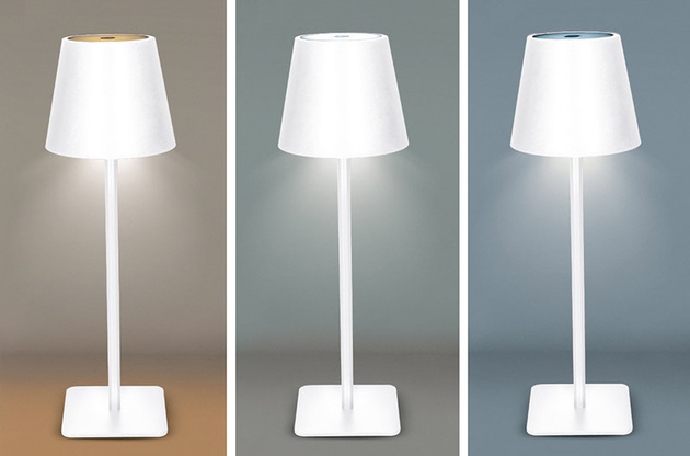 Solight LED nabíjecí lampička Lucca, 120lm, změna CCT, stmívání, bílá WO69-W