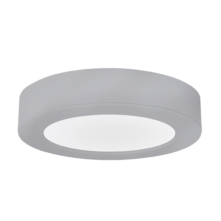 Solight LED mini panel koupelnový 2v1, 3CCT, podhledový/přisazený, 18W, 1530lm, IP54, stříbrná, kulatý WD242-S
