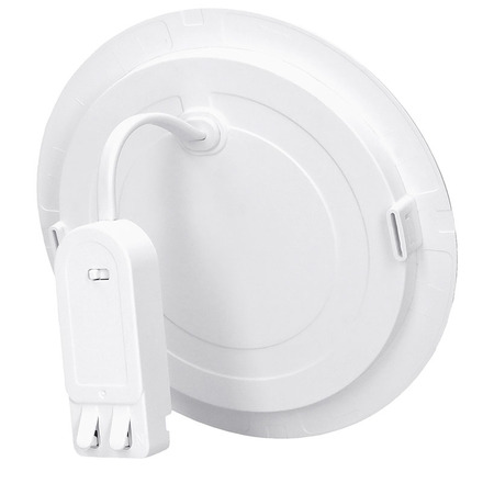 Solight LED mini panel koupelnový 2v1, 3CCT, podhledový/přisazený, 24W, 2040lm, IP54, bílá, kulatý WD244-W