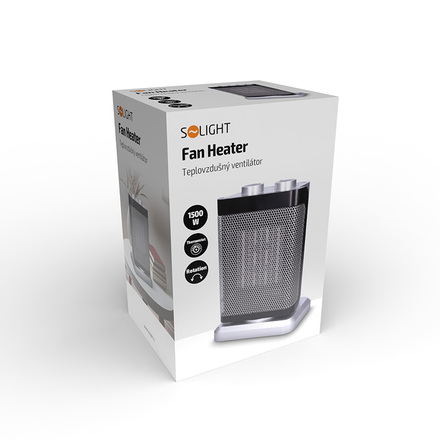 Solight teplovzdušný ventilátor 1500W KP14
