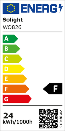 Solight LED osvětlení Acate s ochranou proti vlhkosti, IP54, 24W, 2160lm, 3CCT, 30cm, stříbrná WO826