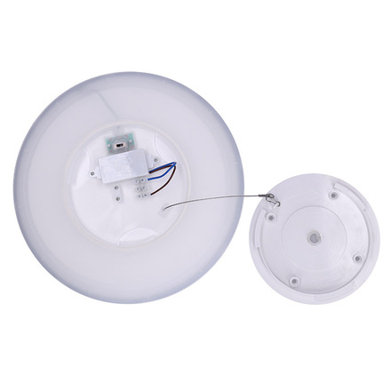 Solight LED osvětlení Acate s ochranou proti vlhkosti, IP54, 24W, 2160lm, 3CCT, 30cm, stříbrná WO826