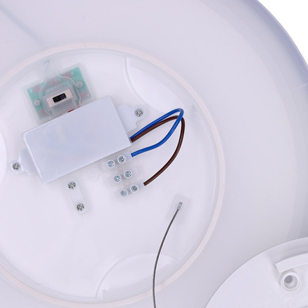 Solight LED osvětlení Acate s ochranou proti vlhkosti, IP54, 24W, 2160lm, 3CCT, 30cm, stříbrná WO826