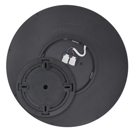 Solight LED osvětlení s dálkovým ovladačem Estela Black, 60W, 4500lm, 50cm, změna chromatičnosti, stmívatelné WO8020