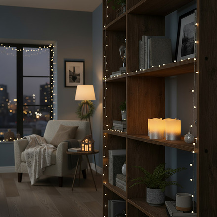 Solight sada LED svíček s časovačem, 4x svíčka, 6,5cm, stříbrná barva, 4xCR2032 součástí 1V284