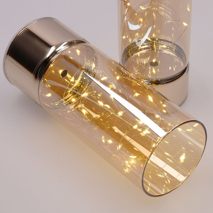 Solight sada dvou vánočních LED světélek, 15/20cm, 30x LED, AA baterie 1V287