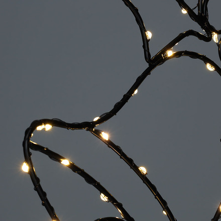 Solight LED venkovní dekorace zvonečky, 100x LED, časovač, 55cm, 3x AA 1V289