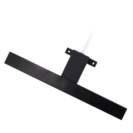 Solight LED koupelnové osvětlení nad zrcadlo 3v1, 7W, 455lm, 4000K, IP44, 40cm, černá WO827-BLK