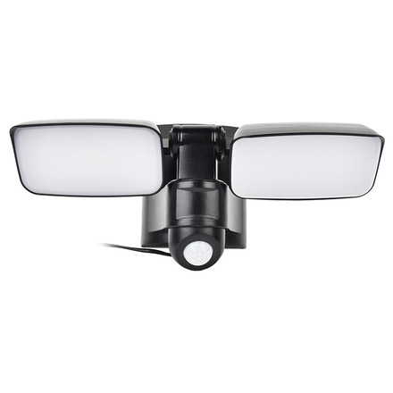 Solight LED solární osvětlení se senzorem, 9W, 850lm, 4000K, Li-Ion, černá WO7203