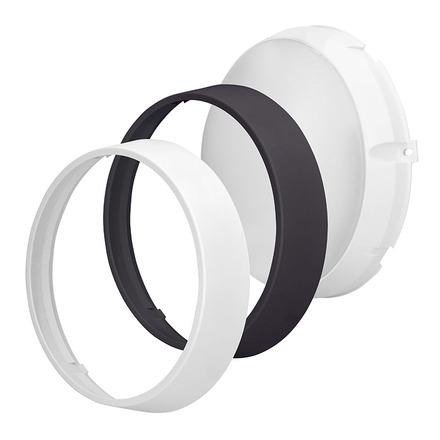 Solight LED venkovní osvětlení, nastavitelná teplota světla - 3CCT, 15/18/20W, 1800lm, 22cm, 2v1 - bílý a černý kryt WO779-2