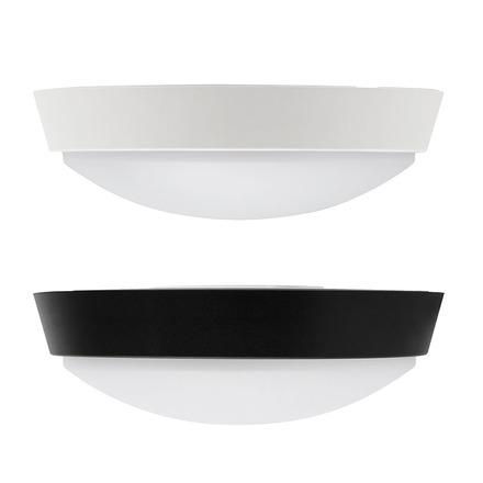 Solight LED venkovní osvětlení, nastavitelná teplota světla - 3CCT, 15/18/20W, 1800lm, 22cm, 2v1 - bílý a černý kryt WO779-2