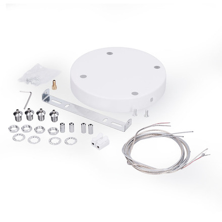 Solight LED osvětlení s dálkovým ovladačem Estela White UGR, 40W, 4300lm,  50cm, URG WO8022