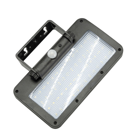 Solight LED solární osvětlení se senzorem, 5W, 500lm, 4000K, Li-Ion, černá WO7204