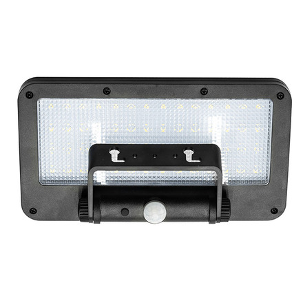 Solight LED solární osvětlení se senzorem, 5W, 500lm, 4000K, Li-Ion, černá WO7204