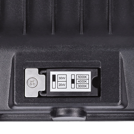 Solight LED reflektor se senzorem TOP, 30W, max. 3900lm, 3CCT, volitený výkon 100/66%, IP65, rychlospojka WM-30WS-T