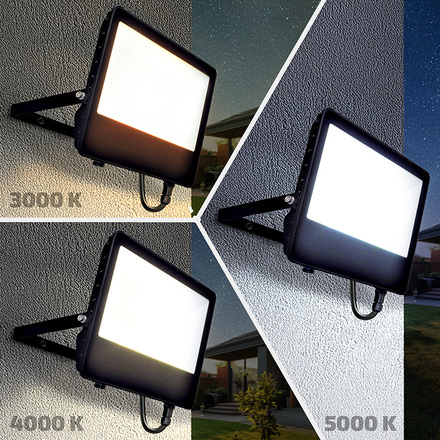 Solight LED reflektor TOP, 150W, max. 21000lm, 3CCT, volitený výkon 100/75/47%, IP65, rychlokonektor WM-150W-T
