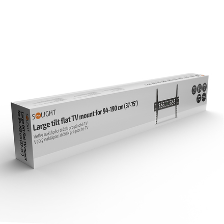 Solight velký naklápěcí držák pro ploché TV, 94cm - 190cm (37'' - 75'') 1MN40